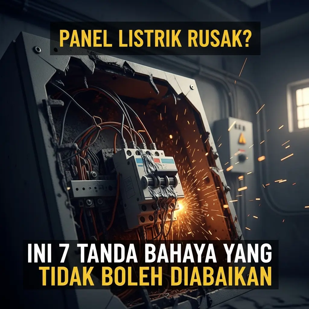 Panel Listrik Rusak Ini 7 Tanda Bahaya yang Tidak Boleh Diabaikan