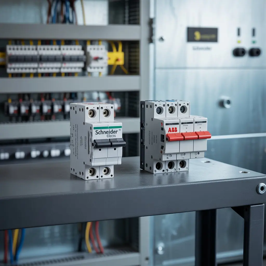 Perbedaan Komponen Schneider dan ABB 1