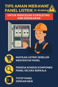 Tips Aman Merawat Panel Listrik di Rumah untuk Mencegah Korsleting dan Kebakaran