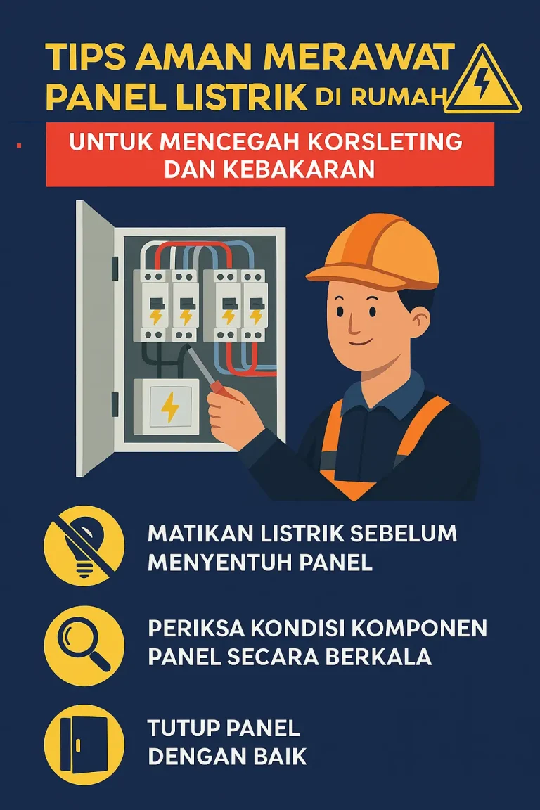 Tips Aman Merawat Panel Listrik di Rumah untuk Mencegah Korsleting dan Kebakaran
