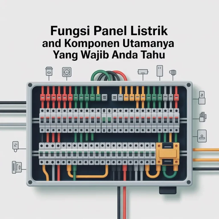 fungsi panel listrik dan komponen utamanya