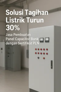 Solusi Tagihan Listrik Turun 30% Jasa Pembuatan Panel Capacitor Bank dengan Sertifikat PLN