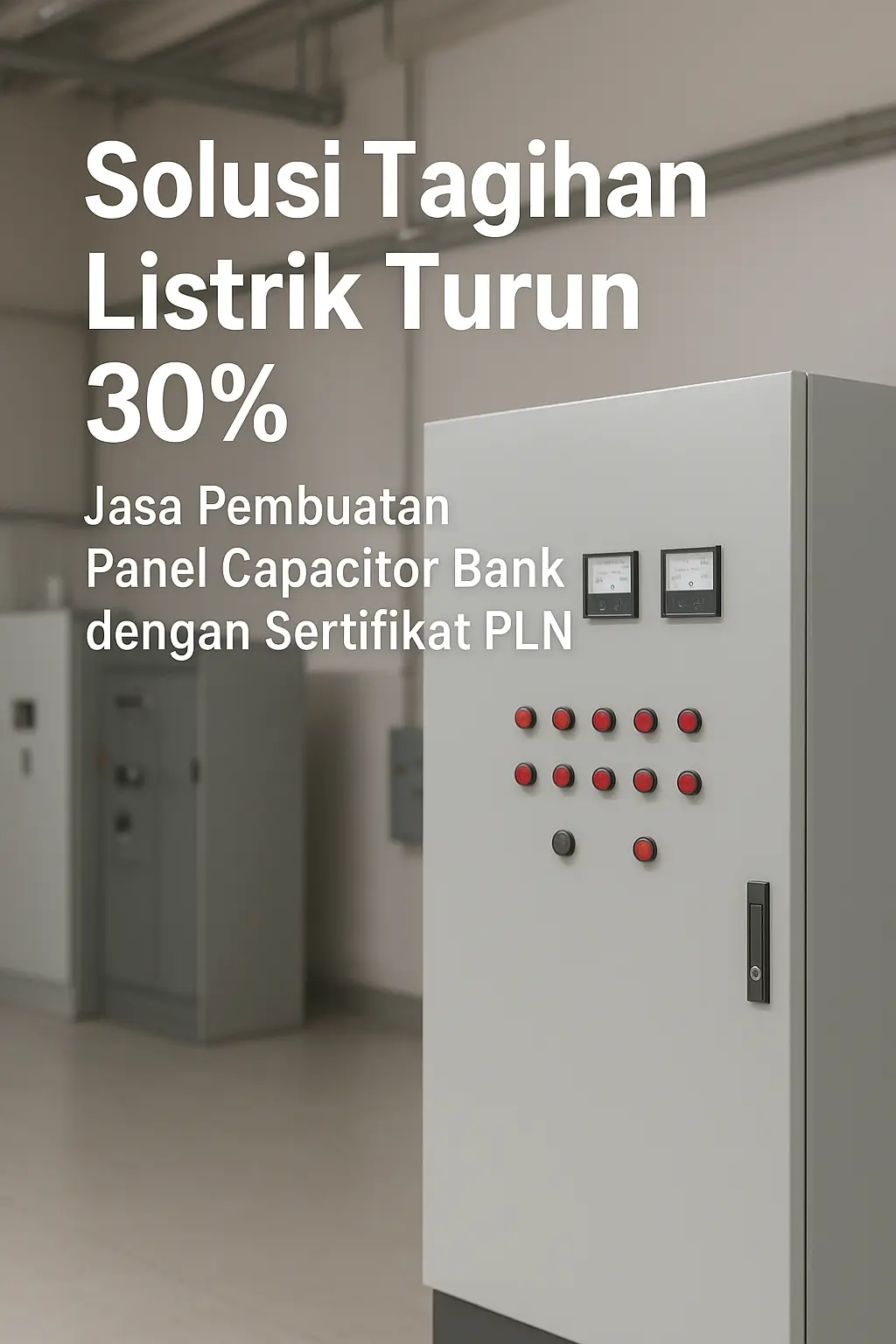 Solusi Tagihan Listrik Turun 30% Jasa Pembuatan Panel Capacitor Bank dengan Sertifikat PLN